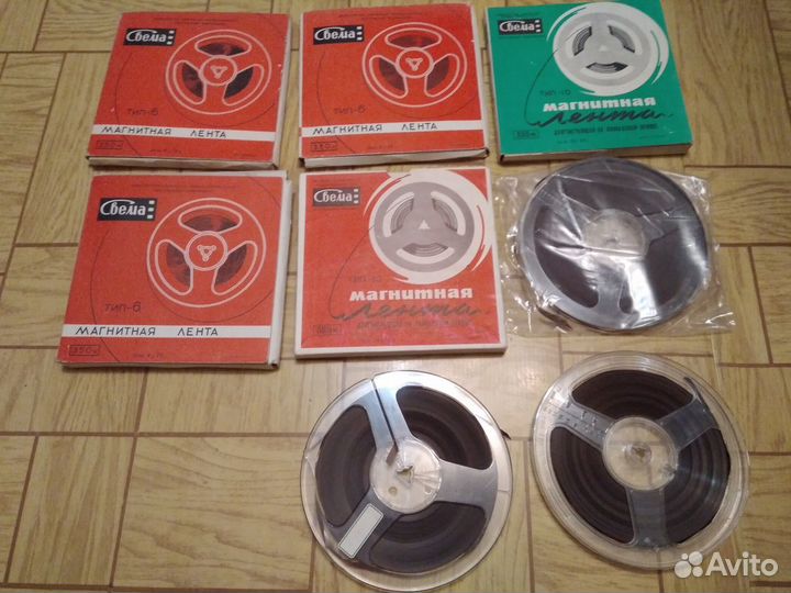 Магнитная лента Свема разного метража и состояния