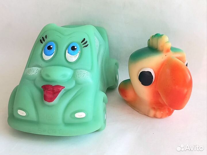 Резиновые игрушки пищалки СССР