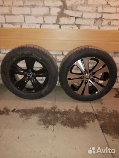 Колесо в сборе 17 с зимней резиной на киа спортидж
