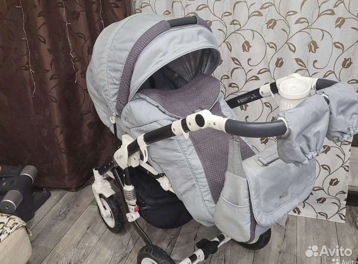 Коляска adamex barletta 2 в 1+подарок календаренок