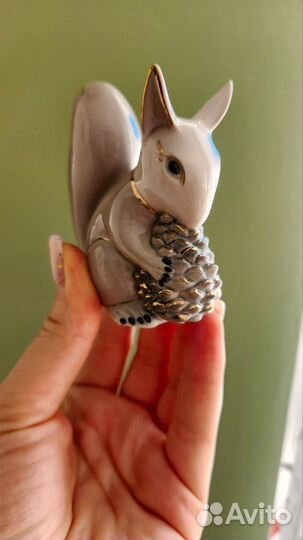 Белка фарфор ручная работа