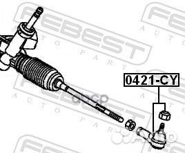 Наконечник рулевой 0421CY Febest