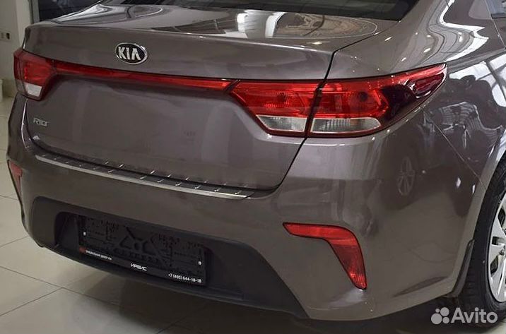 Бампер задний в цвет Kia Rio 4 2017-2020 05