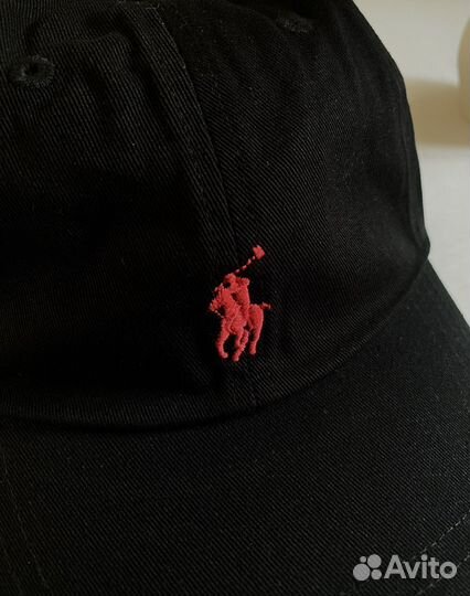 Polo ralph lauren кепка черная