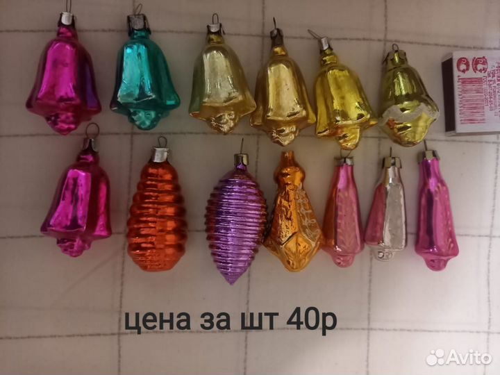 Елочные игрушки СССР