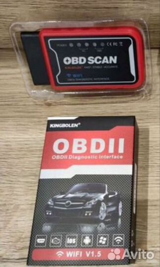 Сканер ELM327 OBD2 V1.5 iOS Android