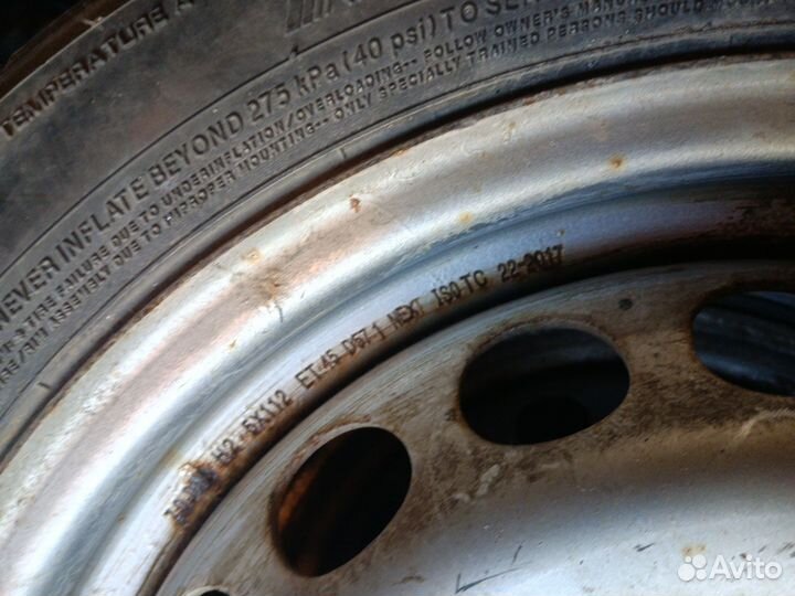 Стальные диски r 16 5 112 vag