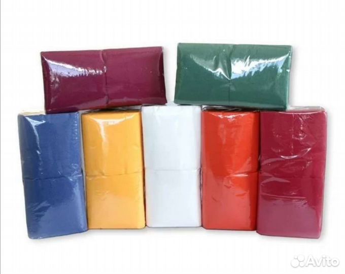 Салфетки цветные (400шт)