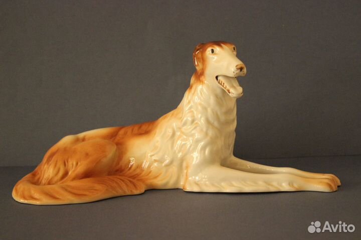 Русская борзая, фарфор Royal Dux, Чехословакия