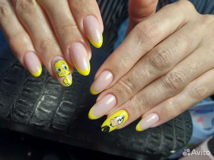 Наращивание ногтей,гель-лак,маникюр