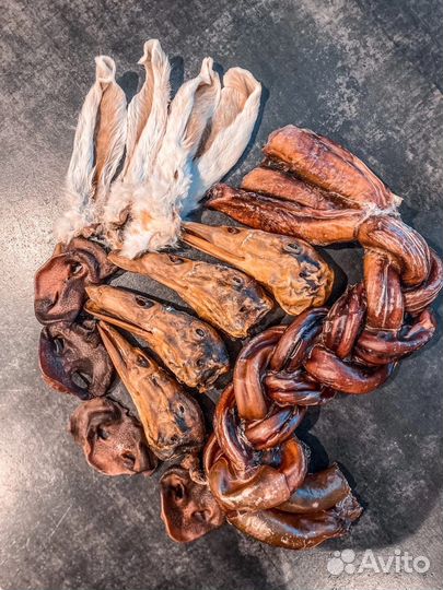 Сушеные лакомства и лососёвое масло