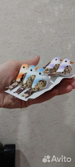 Птички искусственные