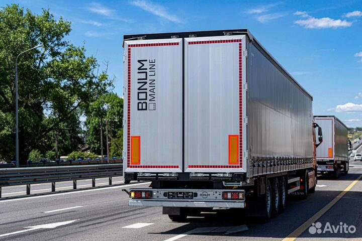 Полуприцеп шторный Bonum 914296-04, 2024