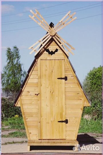 Уличный туалет домик с установкой SES