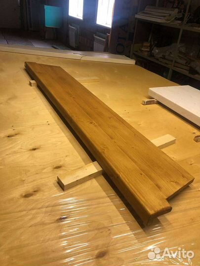 Накладка деревянная на подоконник