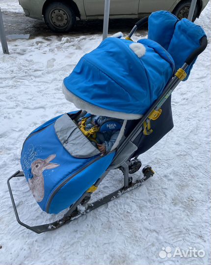 Коляска санки