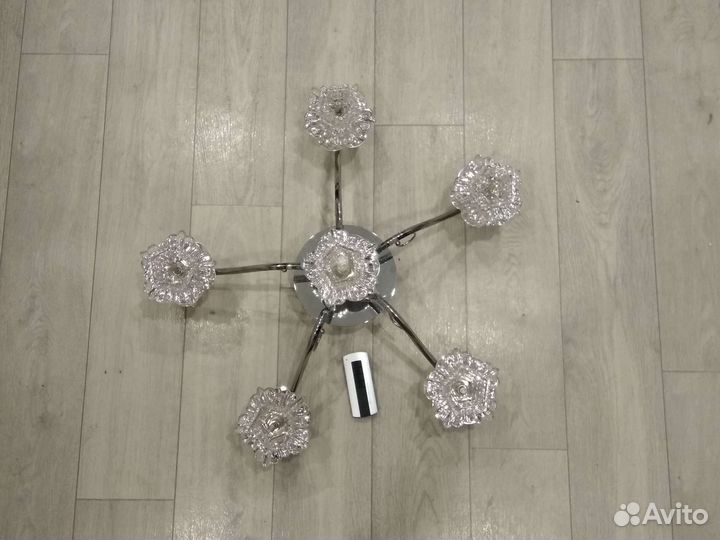 Лампа светильник с пультом бу