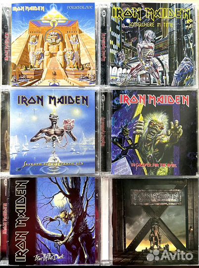 Музыкальные cd диски Iron Maiden есть все альбомы