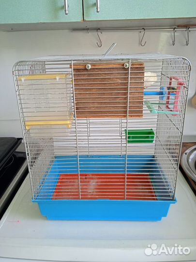 Клетка для птиц, колесо для грызунов