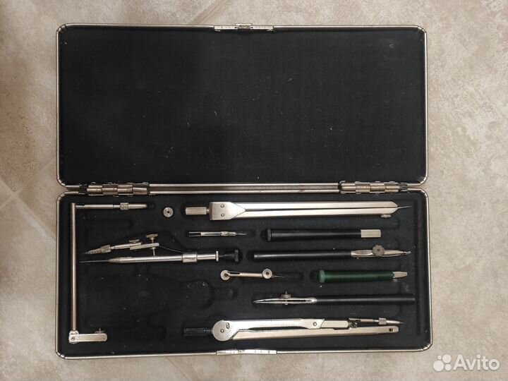 Готовальня набор для черчения СССР нчк-14-1-01