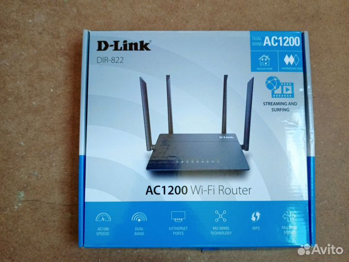 Wifi роутер d link dir 822