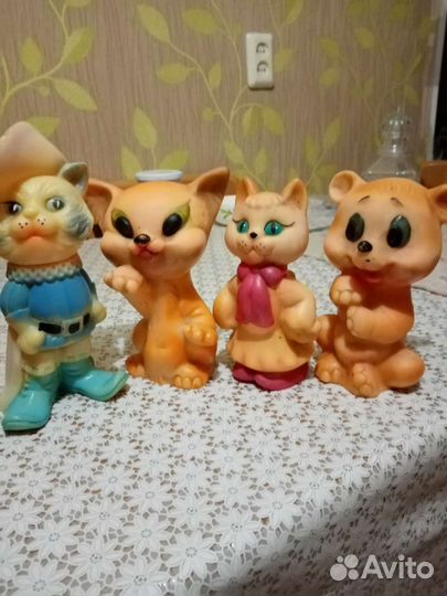 Резиновые игрушки СССР