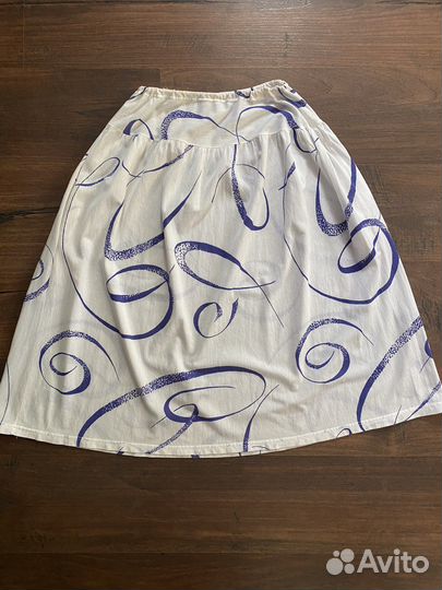 Юбка белая с рисунком, СССР