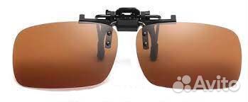 Поляризационные насадки клипон clip-ON коричневые