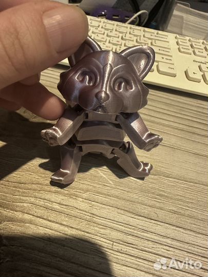 Подвижный енот