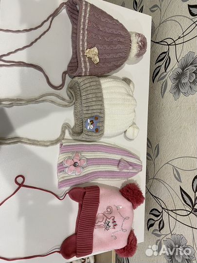 Шапки от 6м до 2-3 лет