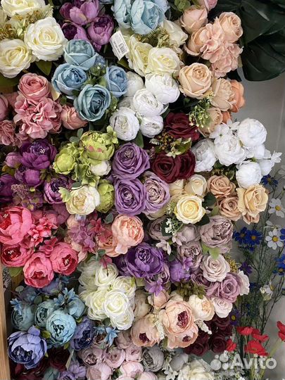 Искусственные цветы для декора