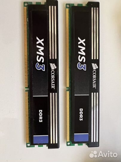Оперативная память Corsair XMS3 2*4Gb DDR3 1600MHz