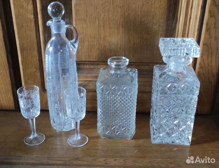 Графин хрустальный. Винтаж