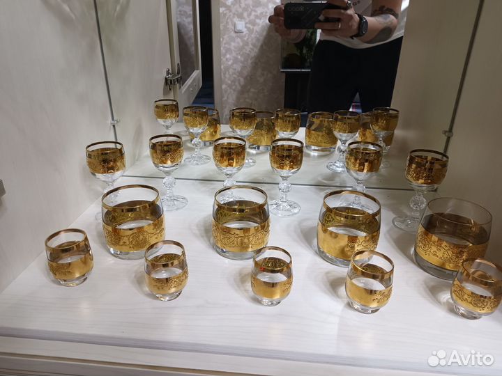 Раритетный набор рюмок и стаканов