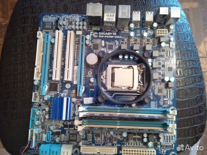 Мат. плата сокет 1156(проц опера в подарок)