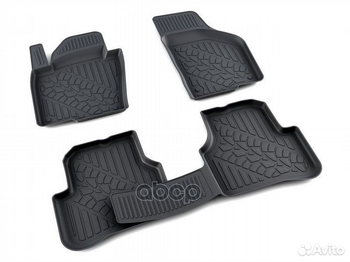 Коврики салона полиуретан черный Volkswagen Pas
