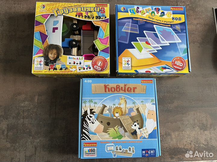 Bondibon логические настольные игры