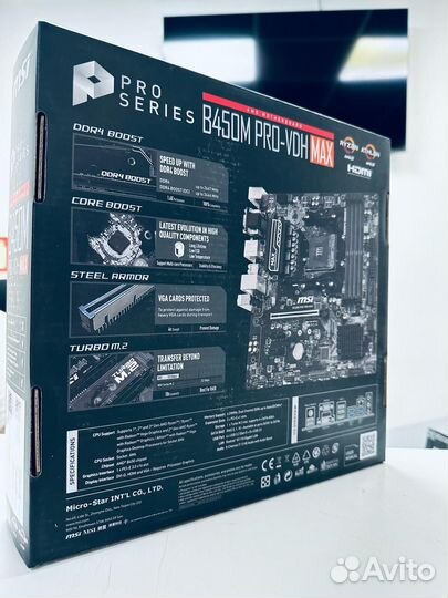 Материнская плата MSI B450M PRO-VDH MAX AM4