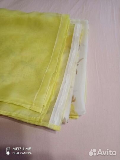 Шторы. Тюль новый Золото 140*160