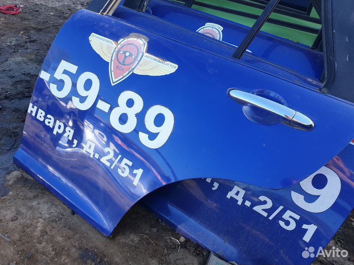 Дверь задняя левая lifan smily 320 смайл смайли