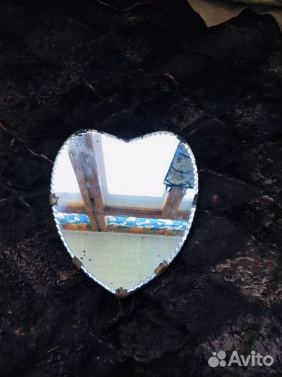 Зеркало сердце Старинное