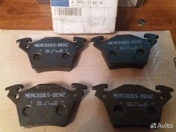 Колодки тормозные Мерседес Вито А 0004214210