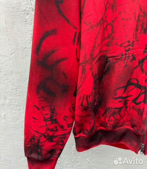 Зип худи Balenciaga Skater Graffiti