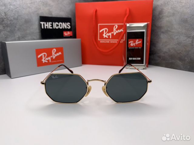 Очки Ray Ban Octagonal черные