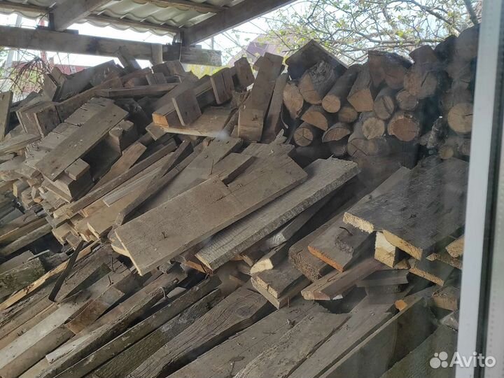 Дрова колотые разных пород, по 30-35 см + от палет