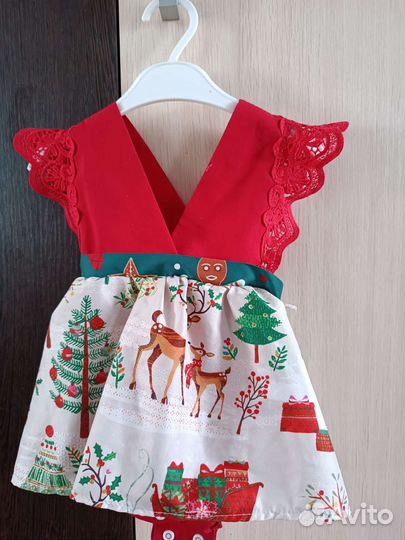 Платье для девочки 74