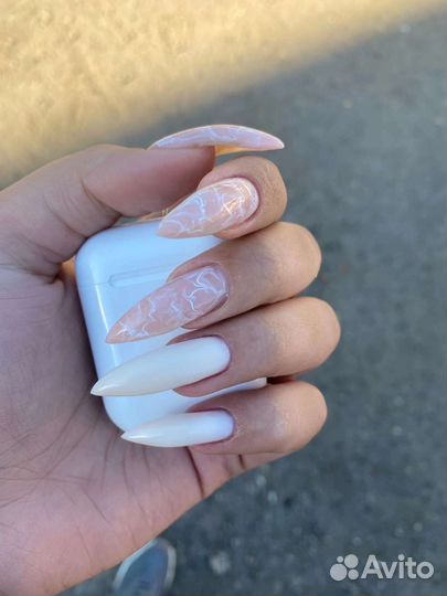 Маникюр на дому наращивание ногтей