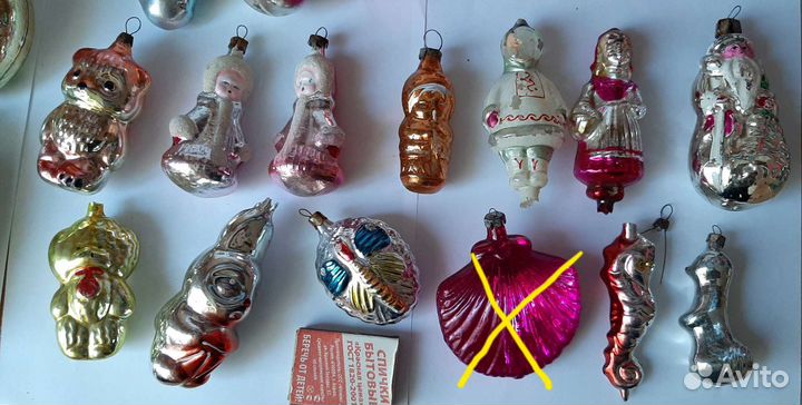 Елочные новогодние игрушки СССР