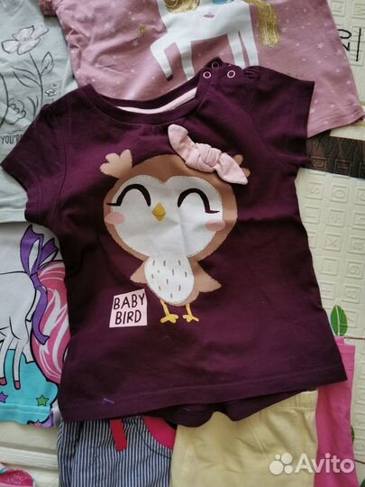 Летние вещи пакетом на девочку 86-92