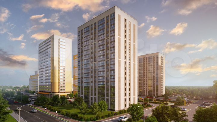 3-к. квартира, 70,5 м², 8/17 эт.